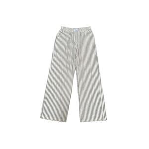 White Fox Striped Pants